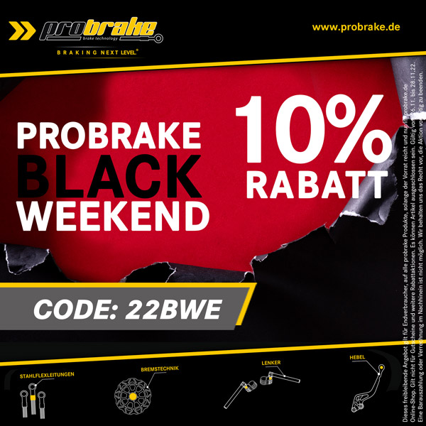 probrake Black Weekend - 10% Rabatt!