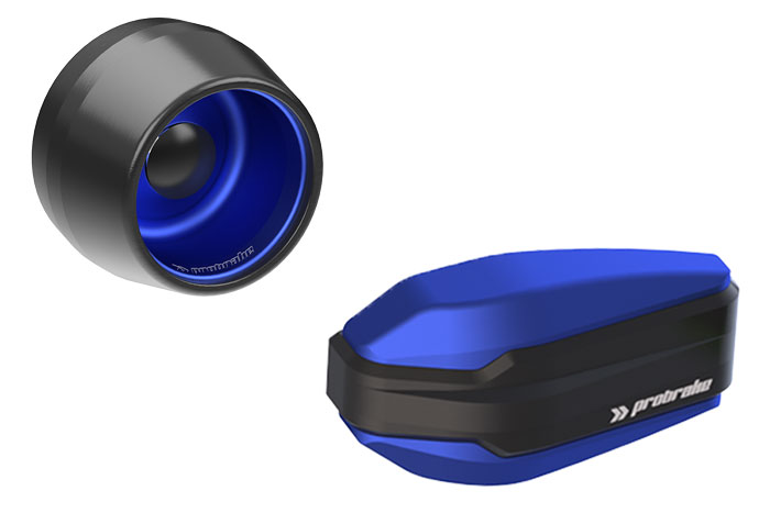 Verschiedene Sturzpad designs